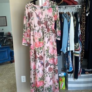 Floral Maxi dress medium